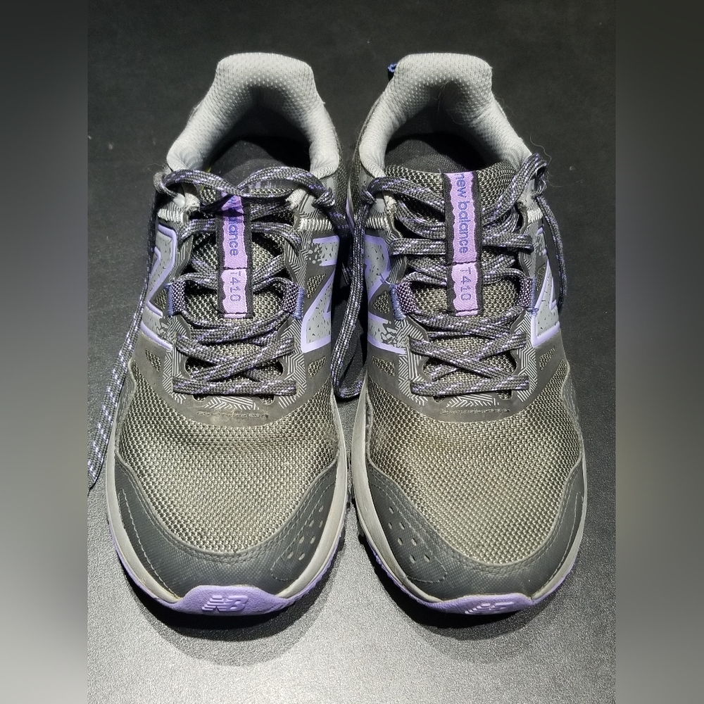 New Balance T410 Running Shoes Shadow Gray Purple Women's Size 8B WT410LQ8